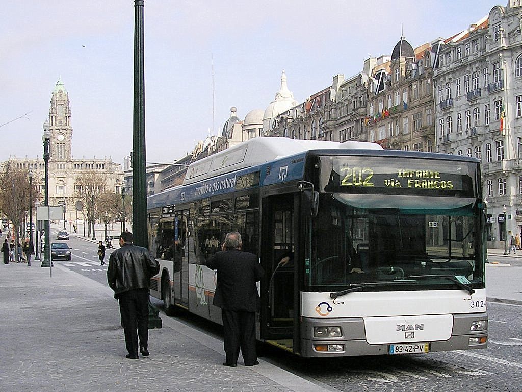 transporte em porto